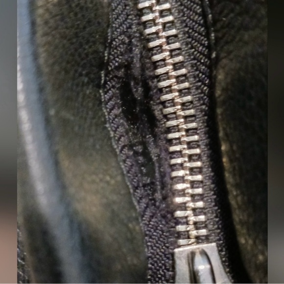 Coach Black Leather Chain Tote Bag Y2K EUC - Picture 7 of 15